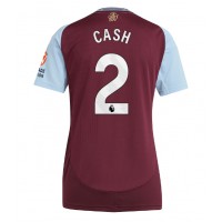 Fotbalové Dres Aston Villa Matty Cash #2 Dámské Domácí 2024-25 Krátký Rukáv